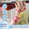 thumbnail image 1 of 4/4-1/2 Violin Hand Corrector Ayuda la muñeca Accesorios enseñanza () Amarillo, 1 of 9