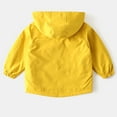 thumbnail image 4 of HCNTES Girls Waterproof Hooded Jacket Lightweight Raincoats for Kids Boys Windbreaker Outdoor Rain Jacket(Style4,2-3 Years), 4 of 4