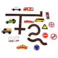 thumbnail image 2 of Newborn Bath Toys Set Train Traffic Pegatinas de Pared Cumpleaños Baby Ducha Juguete Interior Kit Educativo Accesorios 23 piezas Vogacara  FN001460-00, 2 of 6