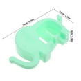 thumbnail image 2 of GUIYONG 4pcs Cute Elephant Toothbrush Holder Wall-mounted No Punch Bathroom Organizer Toothbrush Storage Rack Adhesive Toothbrush Stand, 2 of 5
