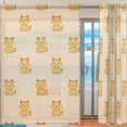 thumbnail image 2 of Coolnut 2PCS Sheer Curtains, 78"x55" Animal Pet Cat Gauze Door and Window Voile Curtain Panels for Bedroom Living Room, 2 of 4