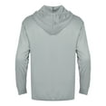 thumbnail image 5 of Hansber Men's Hiking Shirts UPF 50+ UV Rash Guard Long Sleeve Zipper Hoodie Jacket Outdoor Fishing Grey 4XL, 5 of 7