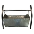 thumbnail image 6 of 73"H Rustic Galvanized Iron Metal Farmhouse Planter 5 Bucket Tiered Ladder Decor, 6 of 8