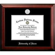 Campus Images  11 x 8.5 in. University of Akron Silver Embossed Diploma Frame