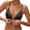 Black, variant on Womens Bras Front Closure Seamless Supportive Lace Bras For Women Everyday Bralette Backless Bras Purple 34