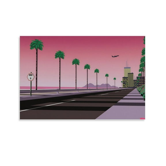 Hiroshi Nagai Decorations for Bedroom Posters for Room Aesthetic Decorations for Home Wall Art Poster Gifts Bedroom Prints Home Decor Hanging Picture Canvas Painting Posters 16x24inch(40x60cm)