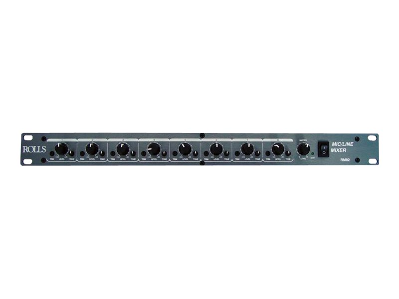 Rolls RM82 Analog mixer 8channel rackmountable