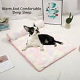thumbnail image 1 of Pet Nest Cushion Comfortable Soft Plush Mat Pet Cat Dog Sleeping Bed for Home, 1 of 10