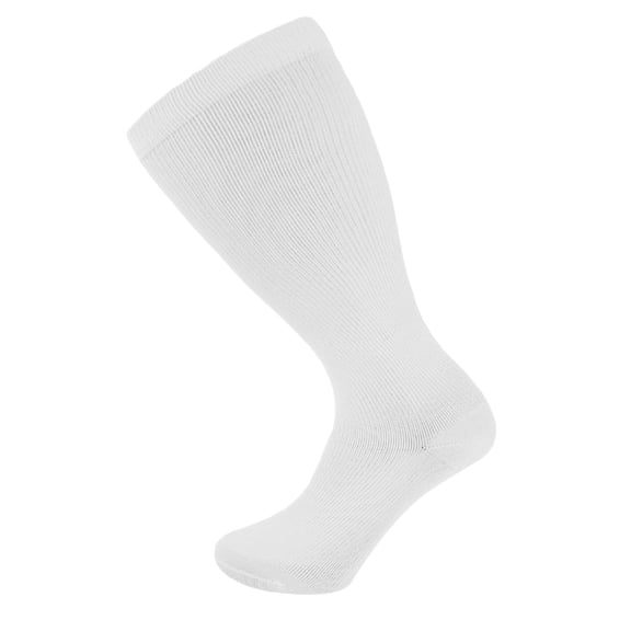 Wioihee 3 pairs Plus Size Solid Socks for Men Women Wide Calf Knee‑High Support Sports Socks, XXXXL()