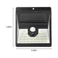 thumbnail image 3 of MERILER Outdoor LED Solar Lights - Waterproof, Wireless for Porch, Garden, Patio, Driveway, and Pathways with Built-in Sensor, 3 of 7