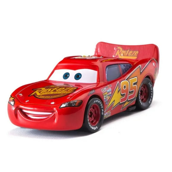 Disney Pixar Cars Toys racing Lightning McQueen Jackson Storm The King Mater 1:55 Diecast Metal Alloy Model Car Kid Gift