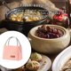 thumbnail image 4 of Yuarrent Bolsa de almacenamiento para almuerzo de Camping de tela Oxford, organizador de alimentos con aislamiento térmico, bolso de Kits de desorden para acampar Melon rojo Pequeña, 4 of 6
