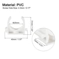 thumbnail image 2 of Abrazaderas de tubo de agua de PVC, paquete de 20, adecuadas para manguera de 25mm(1") clips de hebilla en forma de U, 2 of 5
