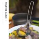 thumbnail image 5 of Cuchara para acampar Utensilios de mesa Cuchara ranurada de acero inoxidable Cocina plegable Senderismo Picnic Barbie Nuevos Originales, 5 of 7