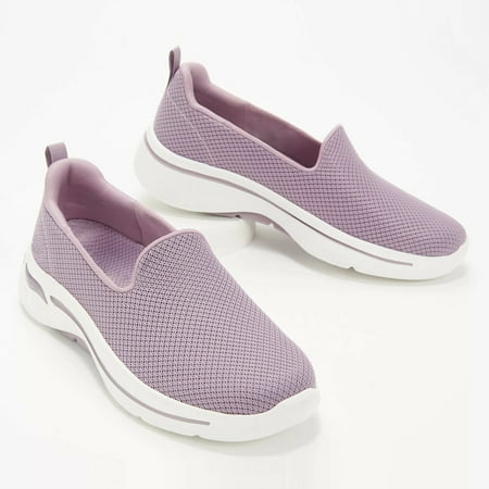 

Aayomet Slip on Sneakers Women Mesh Women s Sport Leisure Outdoor Breathable Fitness Shoes Running Women s Pink 6.5
