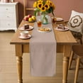 thumbnail image 3 of Warm Beige Table Runner, Solid Color Farmhouse Beige Washable Cotton Linen Table Runners 90 Inches Long, Dresser Scarf Runner for Dining/Coffee/Kitchen/Hallway Tables 13''x90'', 3 of 8