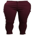 thumbnail image 1 of Women Pants High Waist Slim Pencil Skinny Tummy Control Solid Color Pants, 1 of 4