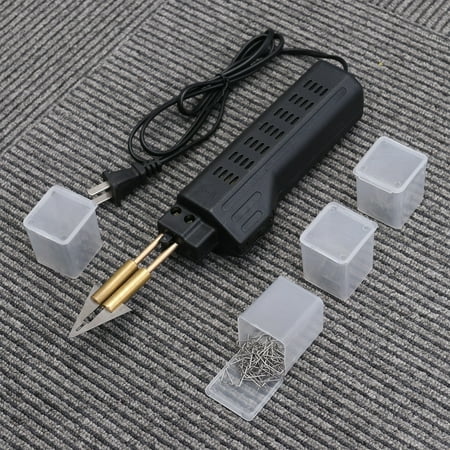 

car bumper welding kit Hot Stapler Car Bumper Fairing Welder Plastic Repair 110V for Car Auto Repair with US Plug (Black)