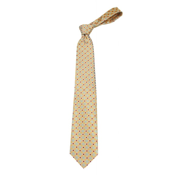 Boys Youth Yellow Pattern Designer Necktie Ties