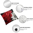 thumbnail image 6 of BANET Pack of 2 Covers, Cushion Covers, Pillow Covers, Flower Decorative Pillow Cases for Home Bed Sofa 18x18in, 6 of 7