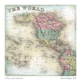 thumbnail image 3 of Lula Bijoux and Company 20x20 Black Modern Framed Museum Art Print Titled - The World 2, 3 of 5