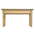 thumbnail image 3 of Time-2-Play Montessori Birch Plywood 30.75"W Rectangular Blue & Green Duplo Compatible Table Blocks for Kids Play Activities, Solid Wood Table for Playroom with 16" Long Legs, 3 of 5