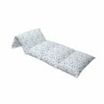 thumbnail image 4 of Butterflies Floor Pillow Lounger Cover, Butterflies Patterns Seasonal Jolly Rainforest Wilderness Illustration, Nap Mat Printed Fabric Case for 5 Pillows, 88" x 36", Blue White Black, by Ambesonne, 4 of 5