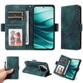 thumbnail image 1 of Funda GANGXUN para Xiaomi Redmi Note 14 Pro Plus 5G con diseño acolchado elegante, cuero PU, protección total y ajuste preciso, 1 of 5