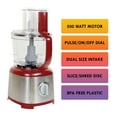thumbnail image 4 of Kenmore 11-Cup Food Processor and Vegetable Chopper, Red and Silver, 4 of 9