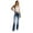 Blue, variant on Ruimatai Women's Low Rise Jeans Slim Fit Embroidered Pocket Denim Pants Fashion Casual Skinny Stretchy Jeans Trousers