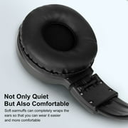EEEKit Personal FM Radio Headphones, Portable Wireless FM Headset with Soft Ear Muffs for Daily Works