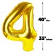 thumbnail image 3 of Globo Upegesy, número 24, 40 pulgadas, dorado, para fiesta de cumpleaños, 3 of 8