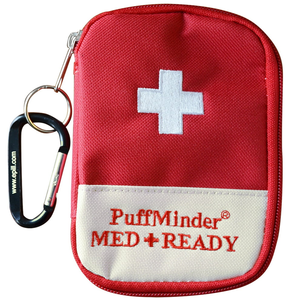 epill Asthma Attack Kit Easy to Find Inhaler Case with Emergency