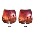 thumbnail image 3 of Disketp Pumpkins Women's Shorts Workout Shorts for Athletic Gym Running Shorts with Phone Pockets-Large, 3 of 7