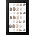 thumbnail image 2 of Allen, Kimberly 10x14 Black Modern Framed Museum Art Print Titled - Paint Daubs 1, 2 of 5