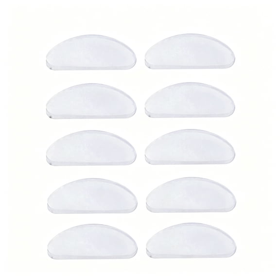 HBMYN 5 Pairs Adhesive Nose Pads Glasses Pads Non-Slip Silicone Nose Pads for Glasses Sunglasses Comfortable Fit Anti-Slip Eyewear Accessory Replacement,1.5 Mm