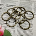 thumbnail image 4 of 20 pcs Metal Curtain Rings with Eyelet, 1-1/4 inch Inner Diameter,Fits Up to 1 Inch Rod(Bronze, 1-1/4 inch), 4 of 5