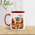 thumbnail image 4 of Thanksgiving Australian Cattle Dog Pilgrim Grateful, Thankful, Blessed Fall Welcome 11oz Accent Two-tone Mug Heeler Lover Gifts Coffee Tea Cup - 00021, 4 of 5