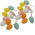 thumbnail image 2 of CoreLiving 20LED Easter Egg Lights Waterproof Spring Pastel Color Fairy String Lights with Timer for Indoor Home Fireplace Wall Window Outdoor Fence Clearance Decorations, 2 of 8