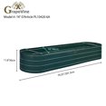 thumbnail image 4 of Grapevine Galvanized Steel Raised Garden Bed, Oval, 79IN, Green, 4 of 6