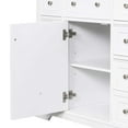 36" Bathroom Vanity With Sink Combo, One And Six Drawers, Solid