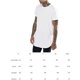thumbnail image 5 of Jumpingount Hombres Tops largos Hip Hop Camiseta Manga corta Palangre Casual Camisetas Blusa Camisetas blanco XXL Jumpingount FS11367-05, 5 of 6