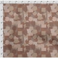 thumbnail image 4 of Soimoi Abstracts Print, Poly Taffeta Fabric, Decor Sewing Fabric by The Yard 56 Inch Wide, Decorative Fabric for Outdoor Upholstery, Umbrellas and Home Accents, Light Brown, 4 of 5