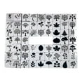 thumbnail image 4 of simhoa 60 Pieces Planter Painting Stencils Home Decor Drawing Card Artistic Art Craft, 4 of 7