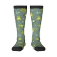thumbnail image 2 of Lsque Cute Yoga Frogs Printed Crew Socks Men's Women's LightWeight Thin Casual Calf Socks ,Knee High Socks,Cotton Socks, 2 of 9