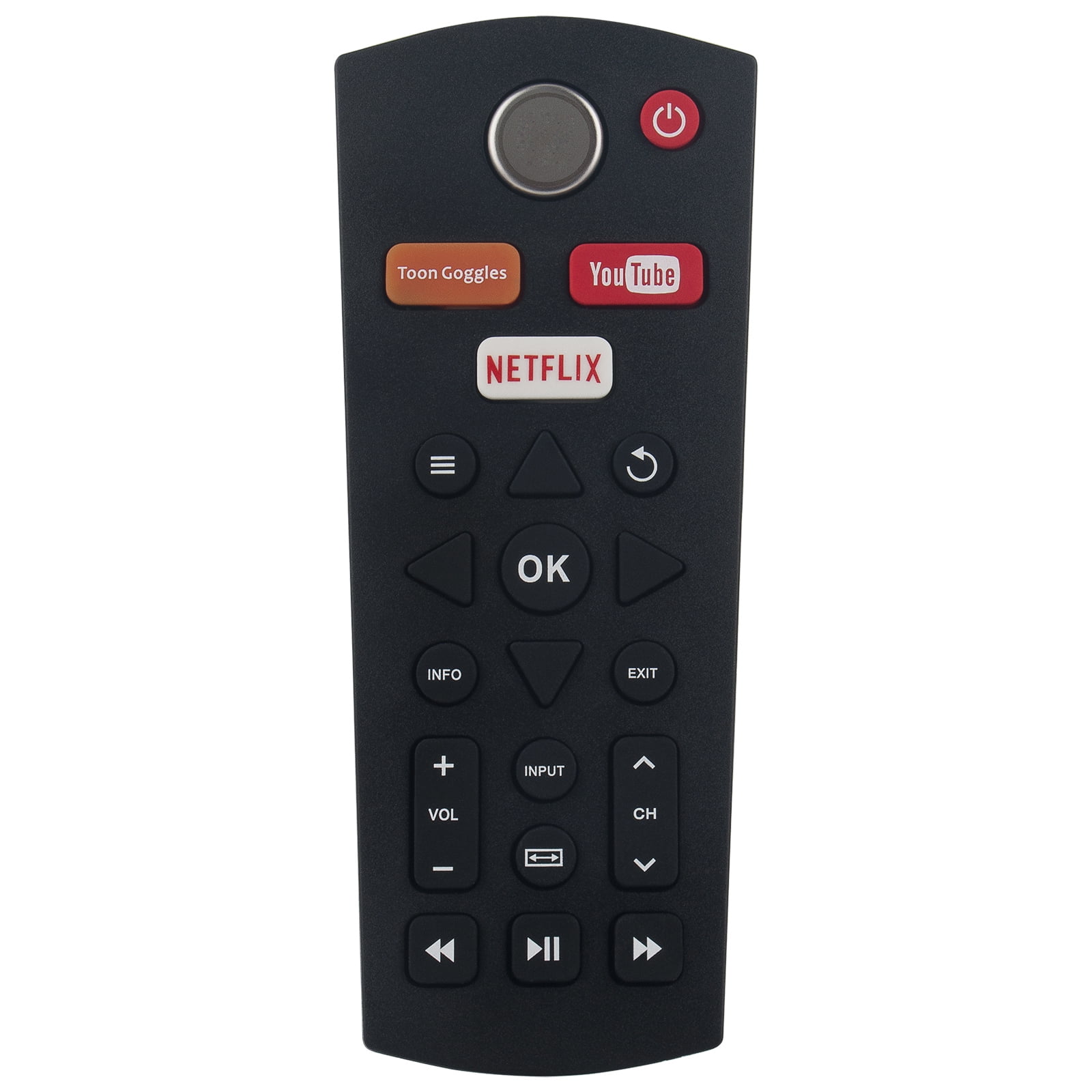 Replaced Remote Control for Westinghouse TV WD43FL2380