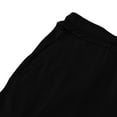 thumbnail image 6 of Womens Pants Velvet Straight Leg High Waisted Solid Color Elastic Waisted Drawstring Loose Sweatpants with Pocket Black 2XL, 6 of 7