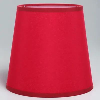 OUNONA Red Cloth Lamp Shade Durable Light Cover Protective Decorative for Ceiling Wall Lamps