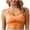 Orange, variant on Women's Sprots Bras High Support Under $10 Free Shipping Solid Color Seamless Sexy Back Yoga Bra Shaping And Breast Collection Cingerie Sports Bras