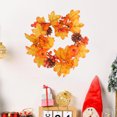 thumbnail image 5 of VerPetridure Thanksgiving Wreath for Front Door Fall Wreath Fall Decorative Wreath for Thanksgiving Decorations Indoor Outdoor Farmhouse Party Supplies, 5 of 8